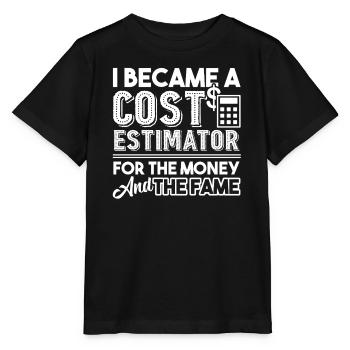 Cost Estimator I Became A Cost Estimator - Stanley/Stella MINI CREATOR Kids’ T-Shirt - black - Front - Mikhail (115cm)