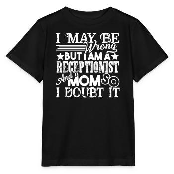 Receptionist I am A Receptionist - Stanley/Stella MINI CREATOR Kids’ T-Shirt - black - Front - Mikhail (115cm)
