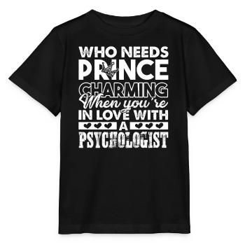Psychologist In Love With A Psychologist - Stanley/Stella MINI CREATOR Kids’ T-Shirt - black - Front - Mikhail (115cm)