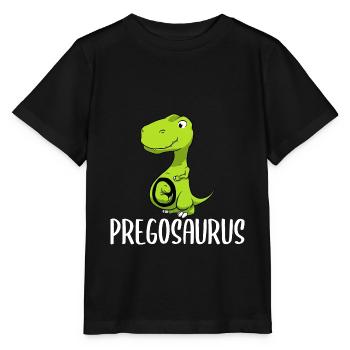 Pregosaurus Schwangerschaft Mutterschaft - Stanley/Stella Kinder T-Shirt MINI CREATOR  - Schwarz - Vorne - Mikhail (115cm)