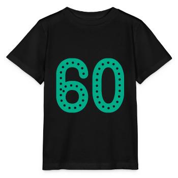 60 YEARS. 60th ANNIVERSARY. ANNIVERSARY 60 YEARS. 60 - Stanley/Stella MINI CREATOR Kids’ T-Shirt - black - Front - Mikhail (115cm)