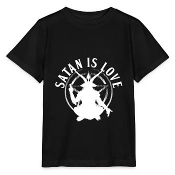 Satan | Satanism Satanists Satanist Gifts - Stanley/Stella MINI CREATOR Kids’ T-Shirt - black - Front - Mikhail (115cm)