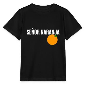 Señor Naranja - Stanley/Stella Kinder T-Shirt MINI CREATOR  - Schwarz - Vorne - Mikhail (115cm)