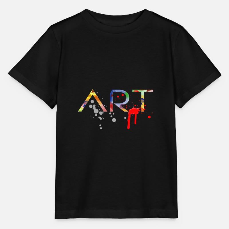 ART - T-shirt bio MINI CREATOR Stanley/Stella Enfant - noir
