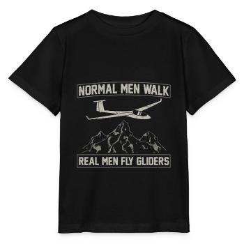 Gliding - Stanley/Stella MINI CREATOR Kids’ T-Shirt - black - Front - Mikhail (115cm)