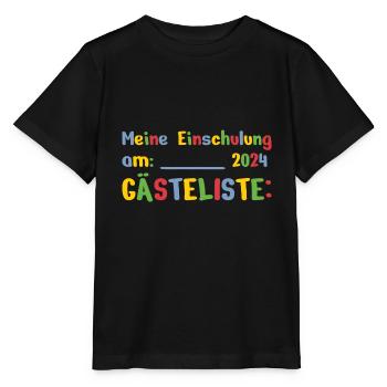 Schoolchild 2024 Guest List School Enrollment - Stanley/Stella MINI CREATOR Kids’ T-Shirt - black - Front - Mikhail (115cm)