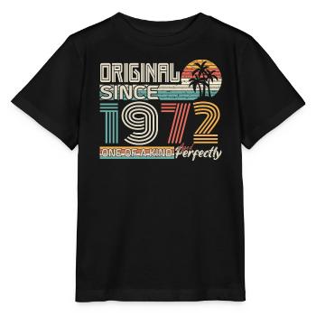 1972 Jubiläum 1972 geboren 1972 Jubiläum - Stanley/Stella Kinder T-Shirt MINI CREATOR  - Schwarz - Vorne - Mikhail (115cm)