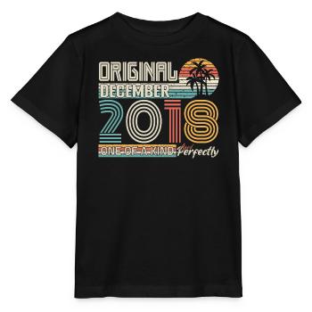 Dezember 2018 Geburtstag Dezember 2018 Geschenk - Stanley/Stella Kinder T-Shirt MINI CREATOR  - Schwarz - Vorne - Mikhail (115cm)
