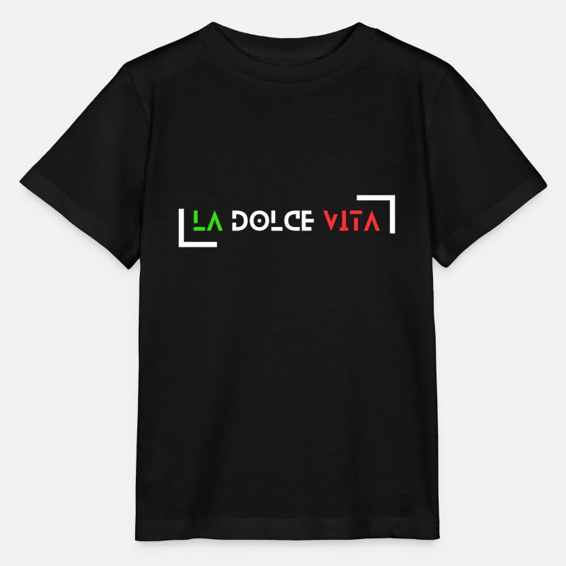 La dolce vita bella italia - Stanley/Stella Kinder T-Shirt MINI CREATOR - Schwarz