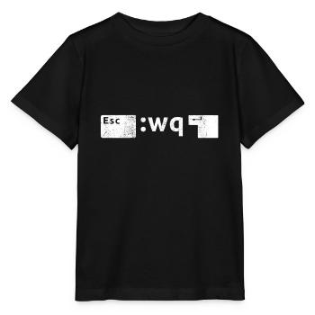 Gefangen in Vim - Stanley/Stella Kinder T-Shirt MINI CREATOR  - Schwarz - Vorne - Mikhail (115cm)
