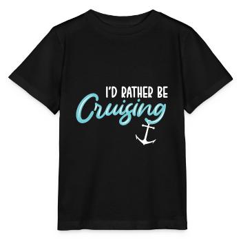 Bateau de croisière - T-shirt bio MINI CREATOR Stanley/Stella Enfant - noir - Devant - Mikhail (115cm)