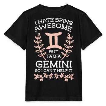 Tierkreiszeichen Mai Geburtsdatum - Stanley/Stella Kinder T-Shirt MINI CREATOR  - Schwarz - Vorne - Mikhail (115cm)