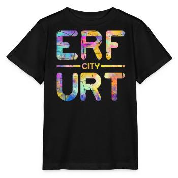 Erfurt City - Stanley/Stella Kinder T-Shirt MINI CREATOR  - Schwarz - Vorne - Mikhail (115cm)