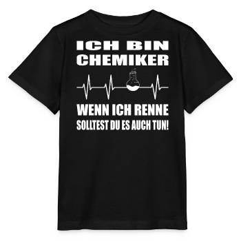 Chemie - Stanley/Stella Kinder T-Shirt MINI CREATOR  - Schwarz - Vorne - Mikhail (115cm)