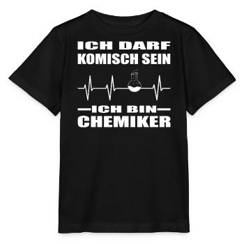 Chemie - Stanley/Stella Kinder T-Shirt MINI CREATOR  - Schwarz - Vorne - Mikhail (115cm)