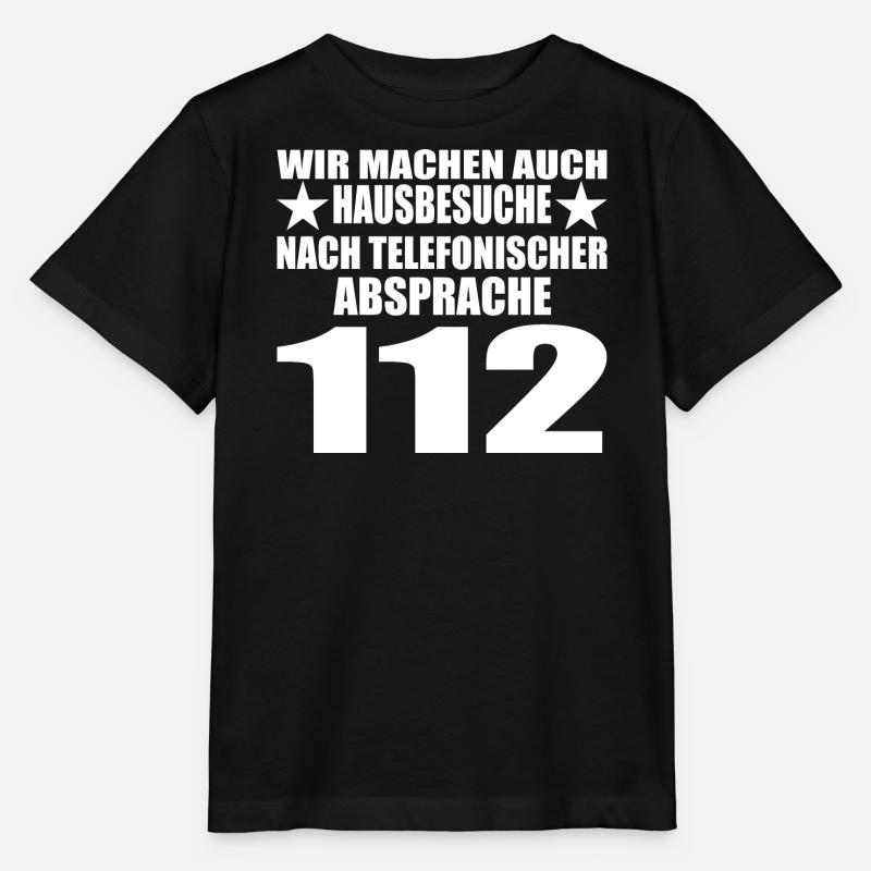 Feuerwehr - Stanley/Stella Kinder T-Shirt MINI CREATOR  - Schwarz