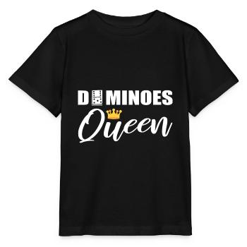 Dominoes Queen Dominoe -Spieler - Stanley/Stella Kinder T-Shirt MINI CREATOR  - Schwarz - Vorne - Mikhail (115cm)