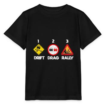Autorennen Herumtreiber - Stanley/Stella Kinder T-Shirt MINI CREATOR  - Schwarz - Vorne - Mikhail (115cm)