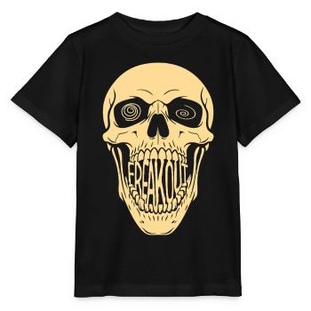 Crâne de panique - T-shirt bio MINI CREATOR Stanley/Stella Enfant - noir - Devant - Mikhail (115cm)