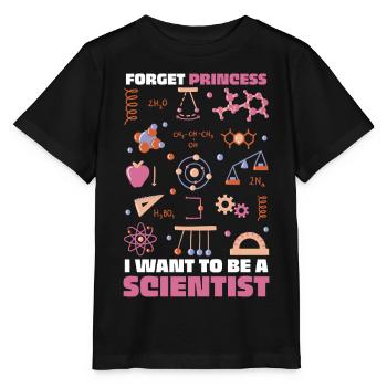 Ich will Wissenschaftler sein – bunte Doodles - Stanley/Stella Kinder T-Shirt MINI CREATOR  - Schwarz - Vorne - Mikhail (115cm)