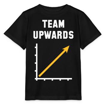 Team Upwards (Success / Progress / NEG Gold 2C) - Stanley/Stella MINI CREATOR Kids’ T-Shirt - black - Front - Mikhail (115cm)
