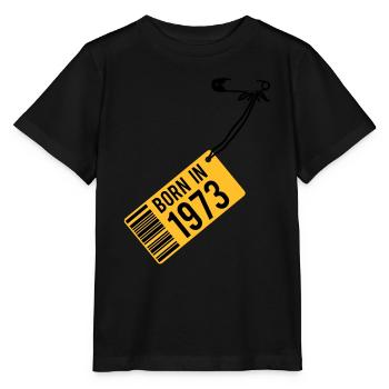 Birthday - Born in 1973 - Stanley/Stella MINI CREATOR Kids’ T-Shirt - black - Front - Mikhail (115cm)