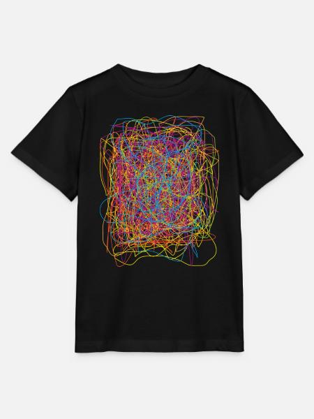 Chaos Farben - Stanley/Stella Kinder T-Shirt MINI CREATOR  - Schwarz