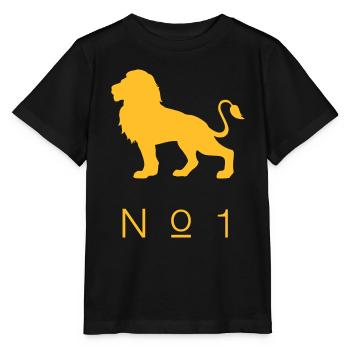Erfolgreich sein Ziel errreichen T-Shirt Löwe - Stanley/Stella Kinder T-Shirt MINI CREATOR  - Schwarz - Vorne - Mikhail (115cm)