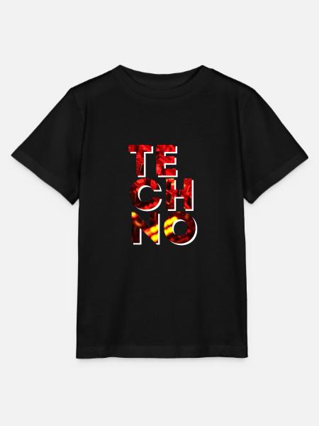 TECHNO - Stanley/Stella Kinder T-Shirt MINI CREATOR - Schwarz