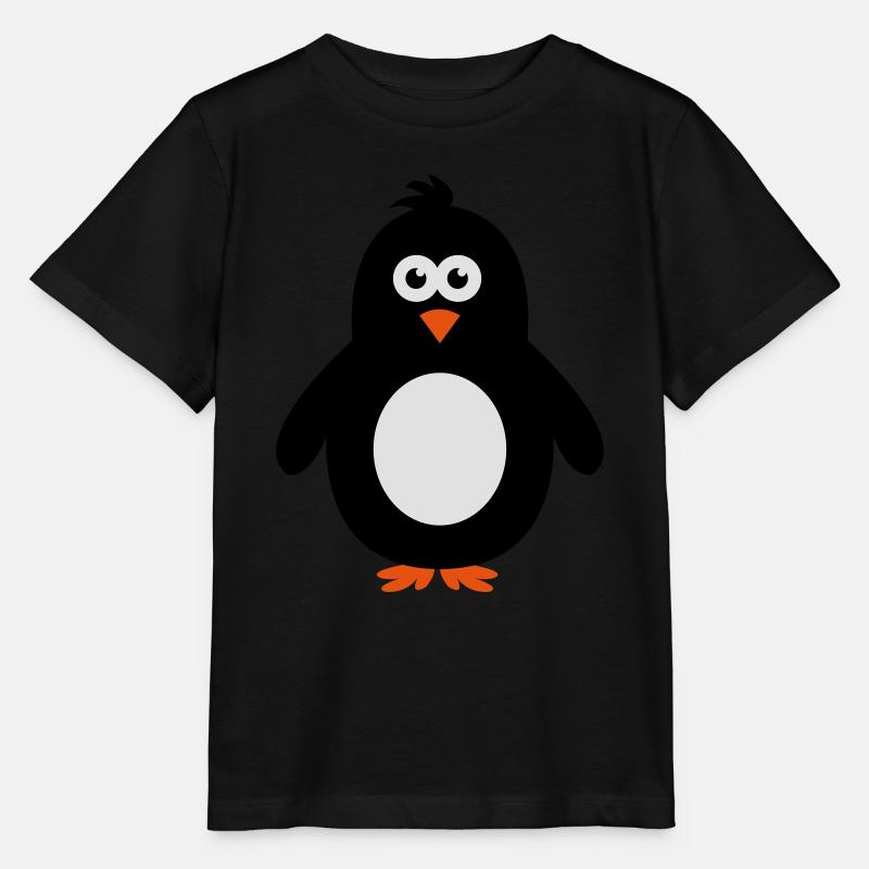 pinguin - Stanley/Stella Kinder T-Shirt MINI CREATOR  - Schwarz