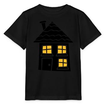 fenêtre de lumière de nuit noir foncé douce petite - T-shirt bio MINI CREATOR Stanley/Stella Enfant - noir - Devant - Mikhail (115cm)