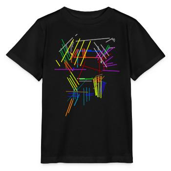 techno - Stanley/Stella MINI CREATOR Kids’ T-Shirt - black - Front - Mikhail (115cm)