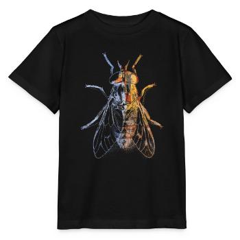 Mouche - T-shirt bio MINI CREATOR Stanley/Stella Enfant - noir - Devant - Mikhail (115cm)
