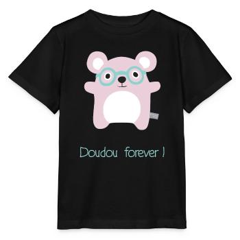 Doudou für immer - Stanley/Stella Kinder T-Shirt MINI CREATOR  - Schwarz - Vorne - Mikhail (115cm)