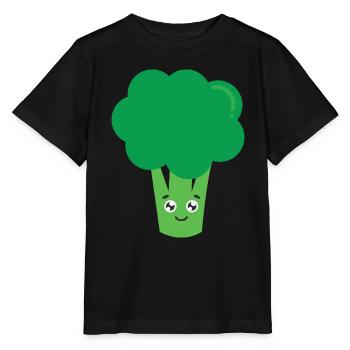 Brokkoli - Stanley/Stella Kinder T-Shirt MINI CREATOR  - Schwarz - Vorne - Mikhail (115cm)