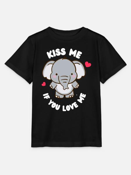 süßes Kinderdesign mit Elefant - Stanley/Stella Kinder T-Shirt MINI CREATOR - Schwarz
