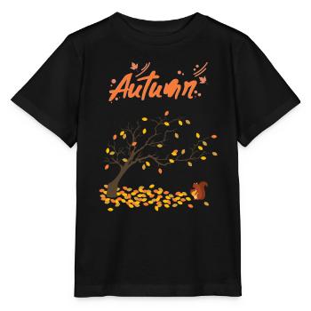 Automne - T-shirt bio MINI CREATOR Stanley/Stella Enfant - noir - Devant - Mikhail (115cm)