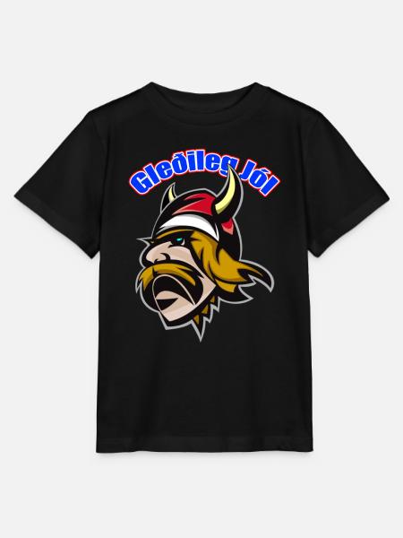 Gleðileg jól- Island - Stanley/Stella Kinder T-Shirt MINI CREATOR - Schwarz
