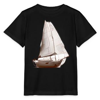 Segelschiff Segeln Segelsport Segler Segelboot - Stanley/Stella Kinder T-Shirt MINI CREATOR  - Schwarz - Vorne - Mikhail (115cm)