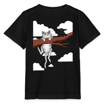 Hang in there 01 - Stanley/Stella Kinder T-Shirt MINI CREATOR  - Schwarz - Vorne - Mikhail (115cm)
