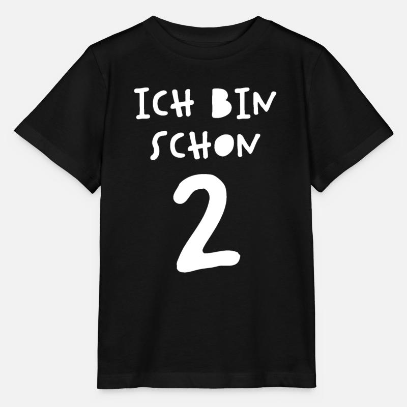 Kinder Ich bin schon 2 Geburtstag Geschenk - Stanley/Stella Kinder T-Shirt MINI CREATOR  - Schwarz