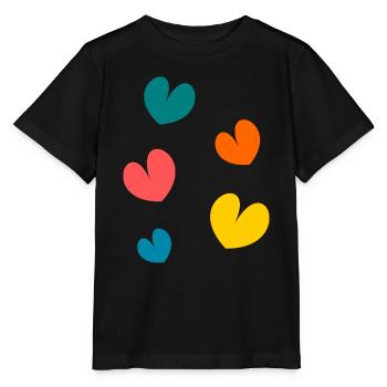 SAINT VALENTINE. bachelorette party. I LOVE YOU. I LOVE YOU. LOVE - Stanley/Stella MINI CREATOR Kids’ T-Shirt - black - Front - Mikhail (115cm)