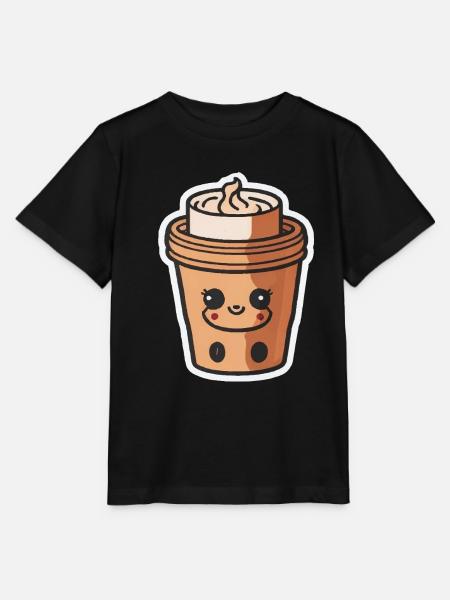 Kaffee - Stanley/Stella Kinder T-Shirt MINI CREATOR  - Schwarz