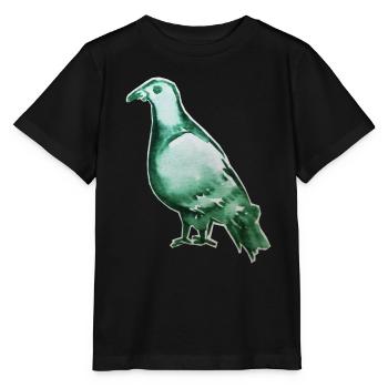 stadttaube - Stanley/Stella Kinder T-Shirt MINI CREATOR  - Schwarz - Vorne - Mikhail (115cm)