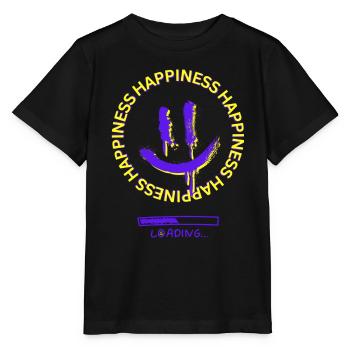 Happiness Loading - Stanley/Stella Kinder T-Shirt MINI CREATOR  - Schwarz - Vorne - Mikhail (115cm)