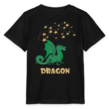 Dragon - Stanley/Stella Kinder T-Shirt MINI CREATOR  - Schwarz - Vorne - Mikhail (115cm)