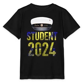 Remise des diplômes de la classe 2024 Fête de remise des diplômes du lycée - T-shirt bio MINI CREATOR Stanley/Stella Enfant - noir - Devant - Mikhail (115cm)