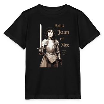 Heilige Jeanne d'Arc - Stanley/Stella Kinder T-Shirt MINI CREATOR  - Schwarz - Vorne - Mikhail (115cm)