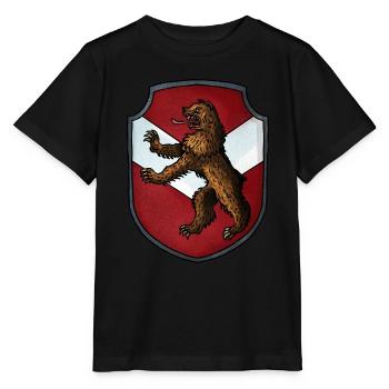 Coat of arms bear - Stanley/Stella MINI CREATOR Kids’ T-Shirt - black - Front - Mikhail (115cm)