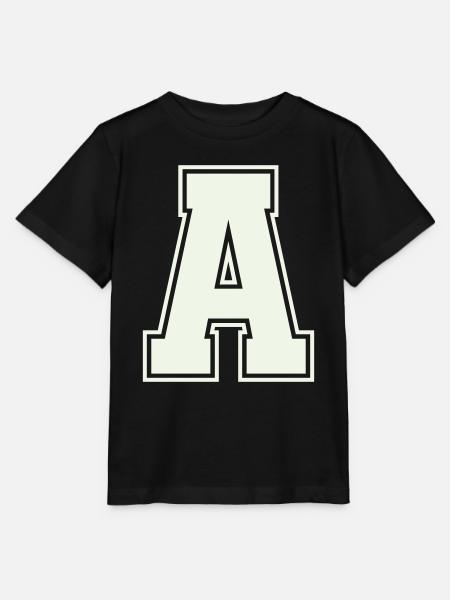 A Buchstabe - Stanley/Stella Kinder T-Shirt MINI CREATOR  - Schwarz